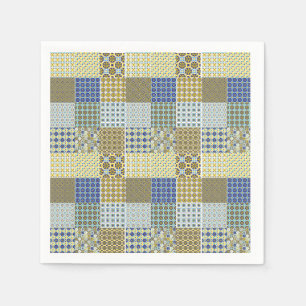 Mexican Portuguese Talavera Azulejo  Napkin