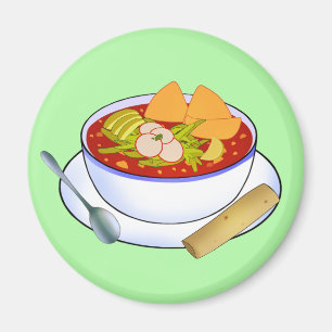 Mexican Pozole Rojo De Pollo Magnet