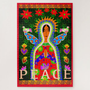 Mexican Praying Peace Angel 1014 Piece Difficult Jigsaw Puzzle