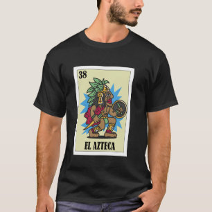 Mexican Pride Aztec Warrior Design - El Azteca T-Shirt