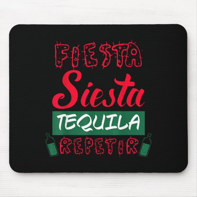 Mexican Pride Eagle Emblem Patriotic México Aztec Mouse Mat (Front)