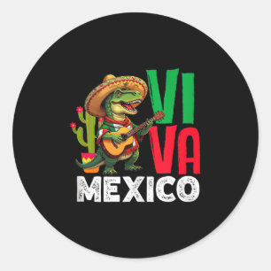 Mexican pride flag mexico roots heritage mexico classic round sticker