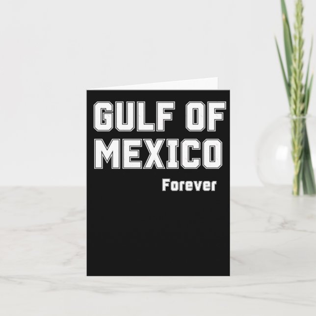 Mexican Pride Forever Gulf Of Mexico 2025  Card (Front)