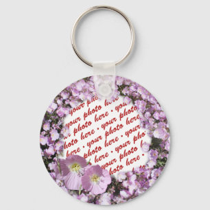 Mexican Primrose Photo Frame Key Ring