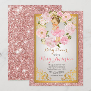Mexican Princess Baby Shower Invite