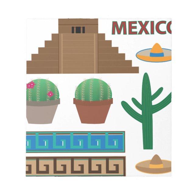 mexican pyramid notepad (Front)