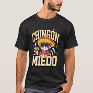 Mexican Racoon Fiesta Funny Party Mexico Spanish T-Shirt