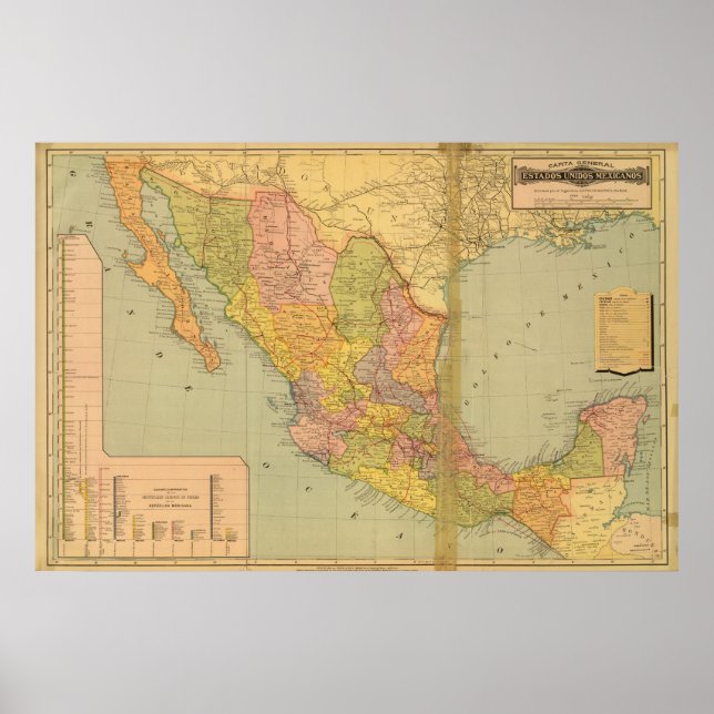 Mexican Railroads Poster (Front)