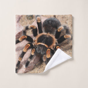 Mexican Red Knee Tarantula Spider Wash Cloth