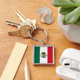 Mexican Republic Flag: 1824-1835, Santa Anna Key Ring