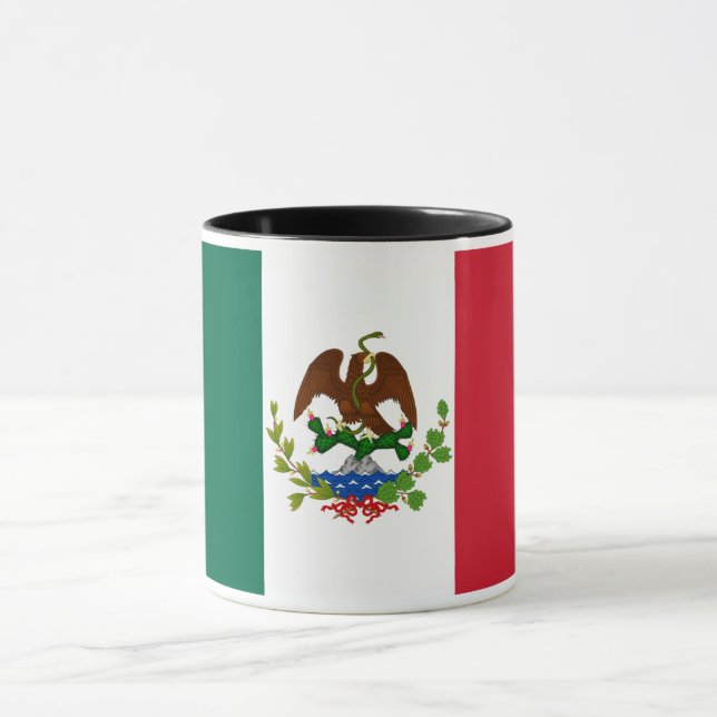 Mexican Republic Flag: 1824-1835, Santa Anna Mug (Center)