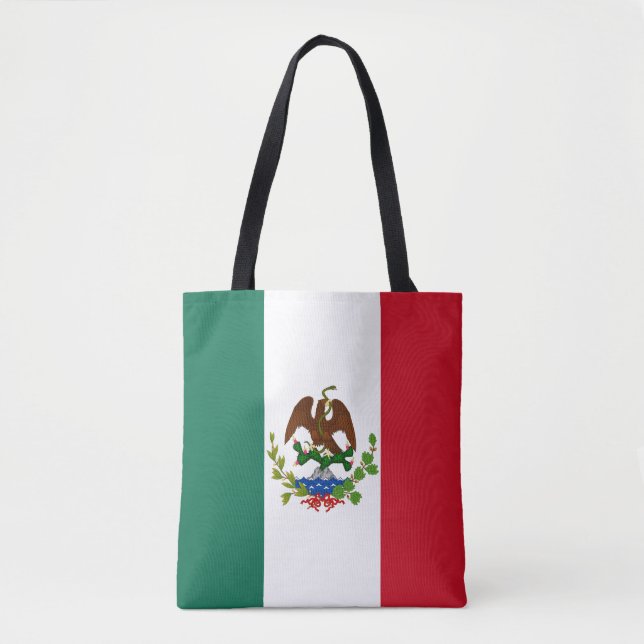 Mexican Republic Flag: 1824-1835, Santa Anna Tote Bag (Front)