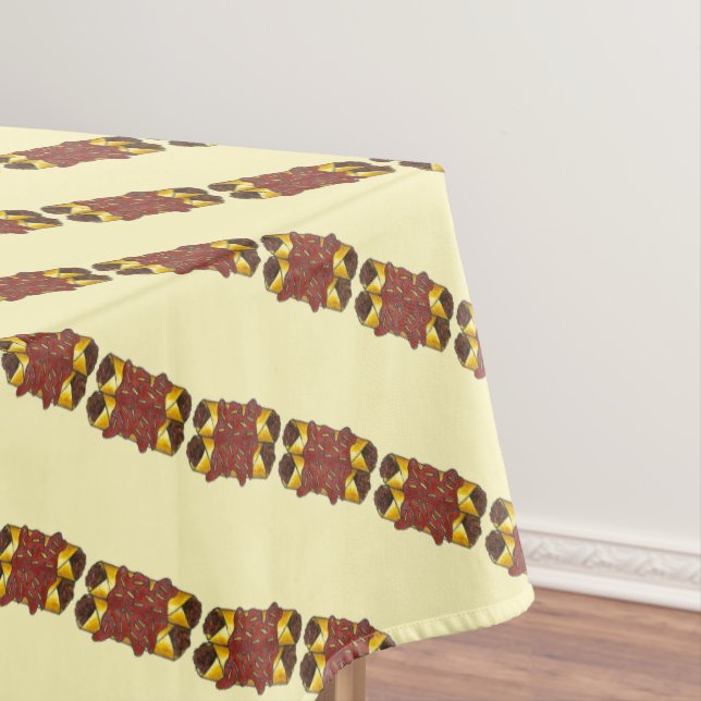 Mexican Restaurant Black Bean Enchiladas Food Tablecloth (In Situ)