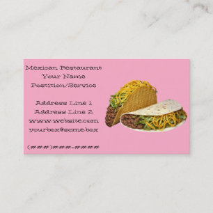 Mexican Restaurant Business Card