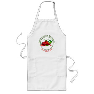Mexican Restaurant Hot Peppers Long Apron