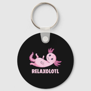 Mexican Salamander Axolotl Key Ring