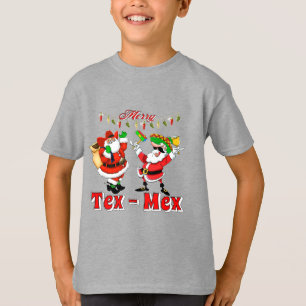 Mexican Santa Cowboy Santa Merry TEX-MEX T-Shirt