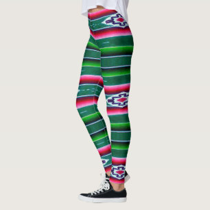 Mexican Sarape Pattern Leggings