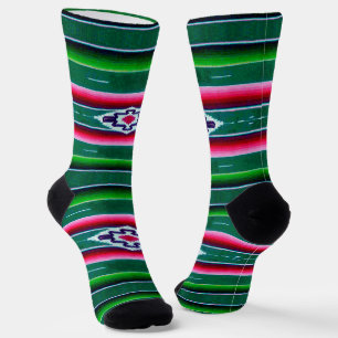 Mexican Sarape Pattern Socks