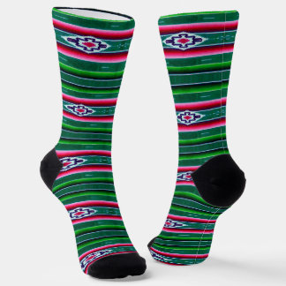 Mexican Sarape Pattern Socks