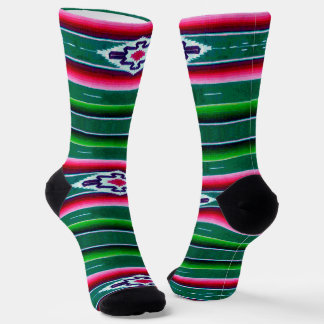 Mexican Sarape Pattern Socks