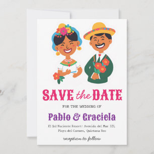 mexican save the date invitation