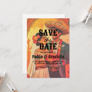 mexican save the date invitation