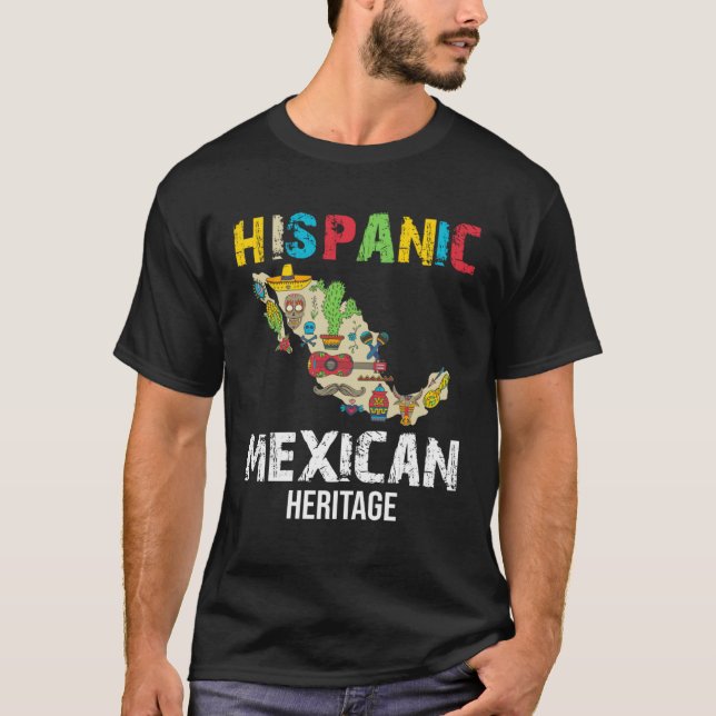 Mexican Saying Slogan Hispanic Mexican Heritage T-Shirt (Front)