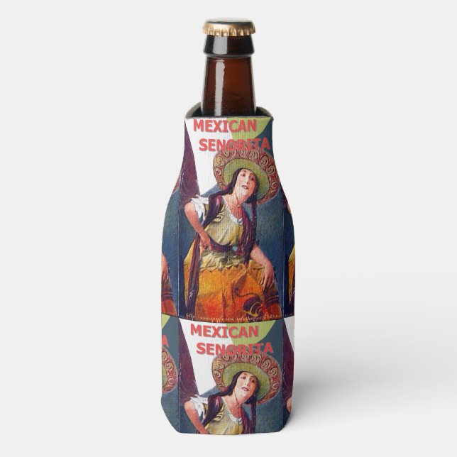 "Mexican Senorita" Bottle Cooler (Bottle Front)