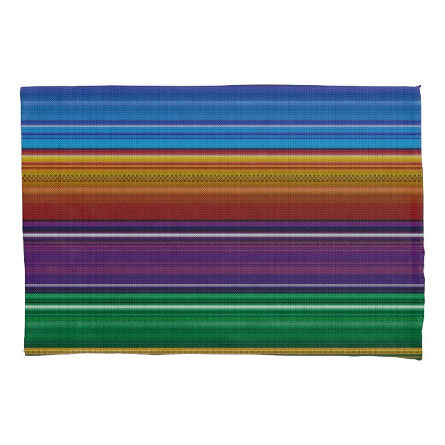 Mexican serape #3 pillowcase (Front)