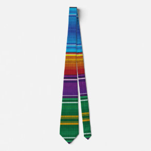 Mexican serape #3 tie