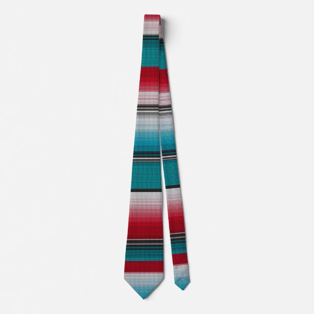 Mexican serape #5 tie (Front)