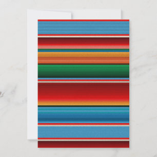 Mexican serape holiday card