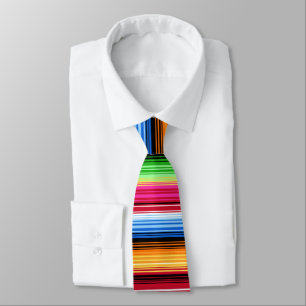 Mexican Serape Stripes, Colourful Tie