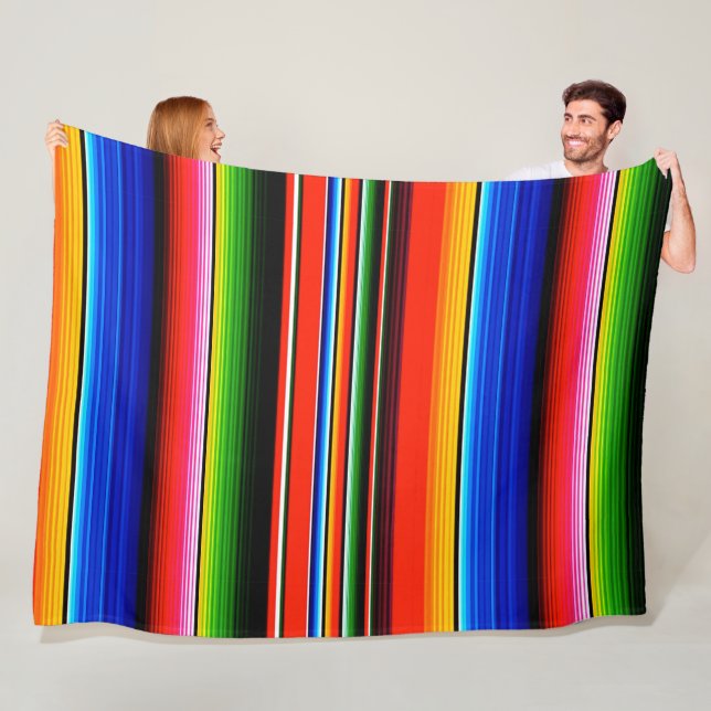 Mexican Serape Style Blanket (In Situ)