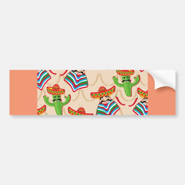 Mexican siesta bumper sticker (Front)