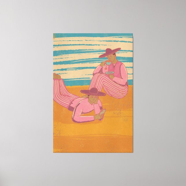 Mexican siesta canvas print (Front)