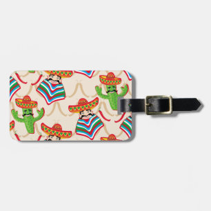 Mexican siesta luggage tag
