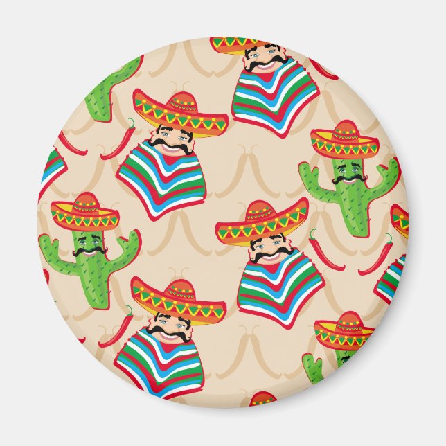 Mexican siesta magnet (Front)