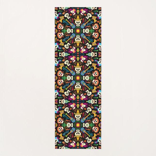 Mexican skeletons celebrating the Day of the Dead Yoga Mat (Front)