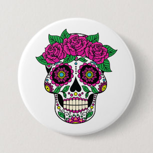 Mexican Skull 2 7.5 Cm Round Badge