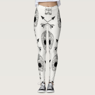 Mexican Skull Day of Dead Leggings