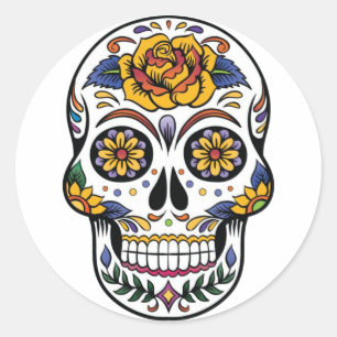 Mexican Skull Sticker