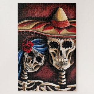 Mexican Skulls Jigsaw Puzzle