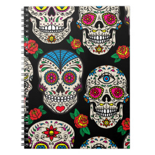Mexican Skulls & Roses: Vintage Design Notebook