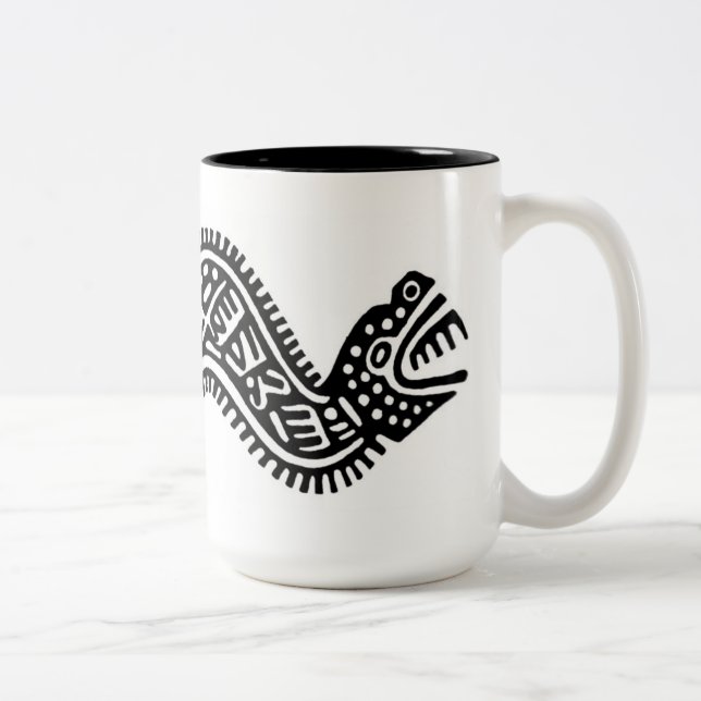 MEXICAN SNAKE Two-Tone COFFEE MUG (Right)