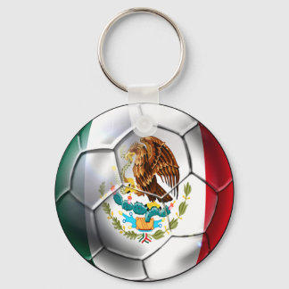Mexican soccer ball keychain for Mexico fans