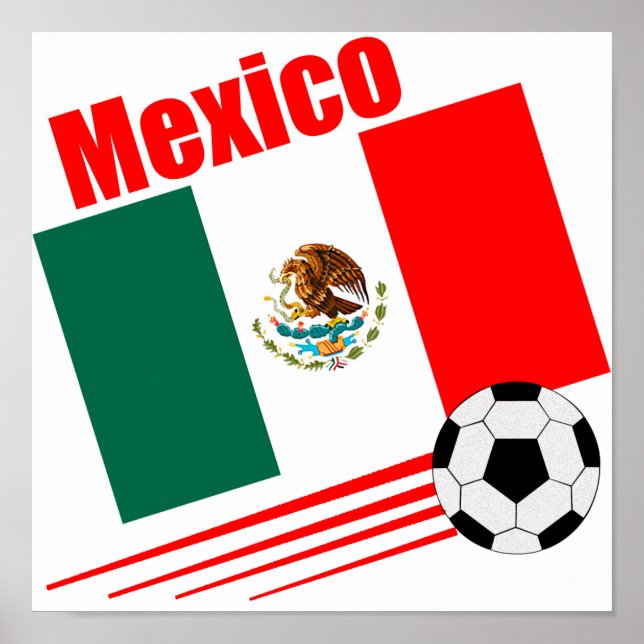 Mexican Soccer Team Poster (Front)