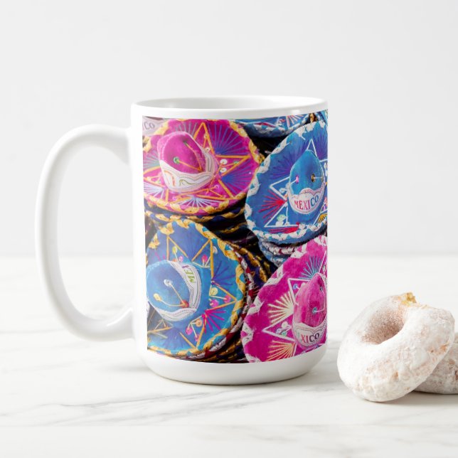 Mexican Sombrero Coffee Mug (With Donut)