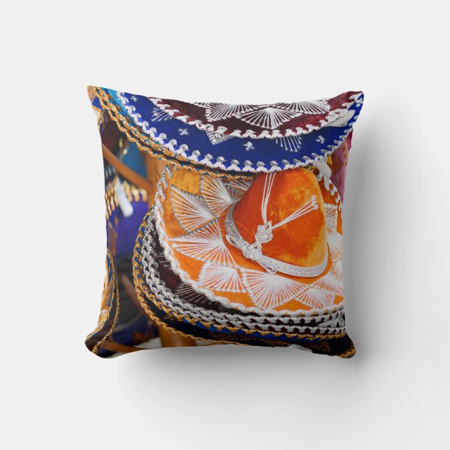 Mexican sombrero cushion (Front)